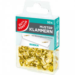 Gut & Günstig Musterklammern 50ST