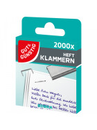 Gut & Günstig Heftklammern 2000ST