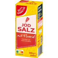 Gut &amp; G&uuml;nstig Jodsalz mit Fluorid 500g