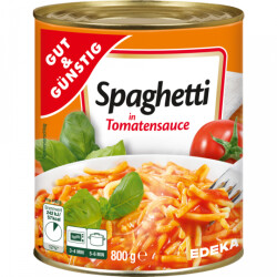 Gut & Günstig Spaghetti in Tomatensauce 800g