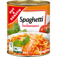 Gut & Günstig Spaghetti in Tomatensauce 800g