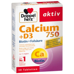 Doppelherz Calcium 750mg + D3  30 Tabletten