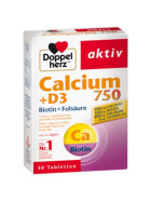 DH Calcium 750mg + D3  30tabl.