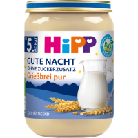 Bio Hipp Gute Nacht Brei Grießbrei pur ab 4.Monat 190g
