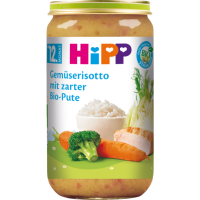 Bio Hipp Pasta Bambini Gemüserisotto mit zarter Pute...