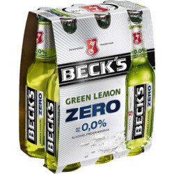 Becks Green Lemon Zero 4er 6x0,33l Kiste
