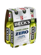 Becks Green Lemon Zero 4er 6x0,33l Kiste