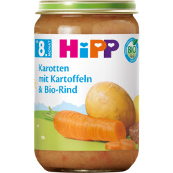 Bio Hipp Kartoffel+Gemüse mit Bio-Rind 220g