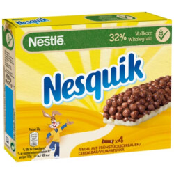 Nesquik Cereal Riegel 4 St&uuml;ck 100 g