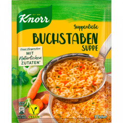 Knorr Suppenliebe Buchstaben für 0,75l 82g