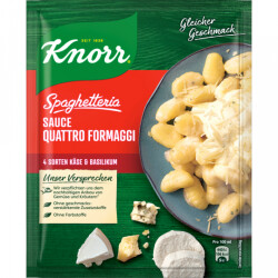 Knorr Spaghetteria Sauce Käse Quattro Formaggi...