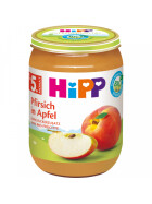 Bio Hipp Pfirsiche in Apfel 190g