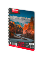 EDEKA zuhause Collegeblock A5, liniert 80 Blatt