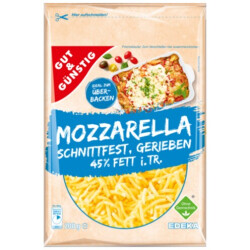 Gut & Günstig Mozzarella gerieben 45% 200g