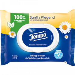 Tempo Toilettenpapier feucht Kamille Nachfüllpackung...