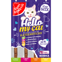 Gut & Günstig 10 Katzensticks 4 Sorten-Mix 50g