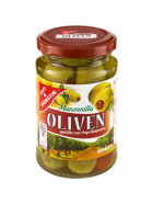 Gut & Günstig Oliven grün mit Paprikapaste 340g