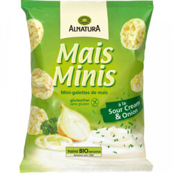 Bio Alnatura Mais Minis Sour Cream & Onion 50g