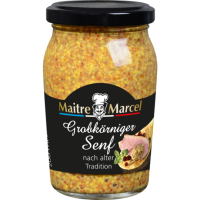 Maitre Marcel Senf grobkörnig mittelscharf 200ml