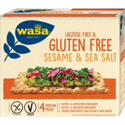 Wasa Sesame &amp; Seasalt gluten- und laktosefrei 240 g
