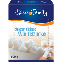 Sweet Family Nordzucker W&uuml;rfelraffinade 500g