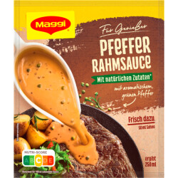 Maggi Für Geniesser Pfeffer Rahmsauce für 250 ml