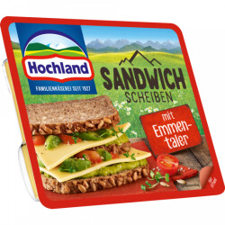 Hochland Sandwich Scheibe Emmentaler 47% 150 g
