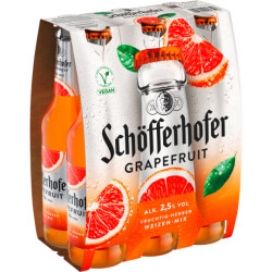 Schöfferhofer Weizen Pink Grapefruit 6x0,33l...