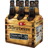 Störtebeker Schwarzbier 6x0,5l Träger