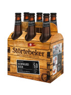 Störtebeker Schwarzbier 6x0,5l Träger