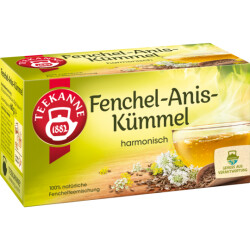 Teekanne Fenchel Anis-Kümmel 20er