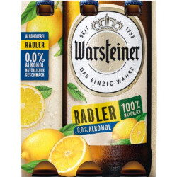 Warsteiner Radler alkoholfrei 6x0,33l MW
