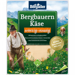 Bergbauer Käse würzig nussig 48% 150g