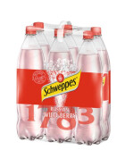 Schweppes Russian Wildberry 6 x 1,25 l Flasche