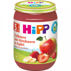Bio Hipp Erdbeer Himbeer Apfel 190g