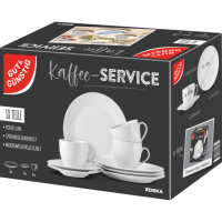 Gut & Günstig Kaffeeservice Porzelan 18tlg.