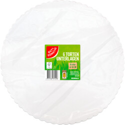 Gut & Günstig Tortenunterlagen weiß 28cm 6St