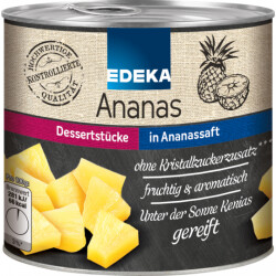 E.Ananas Stücke in Saft 432g