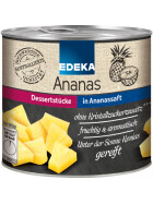 E.Ananas Stücke in Saft 432g