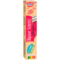 Oetk.Zuckerschrift Schwarz 25g