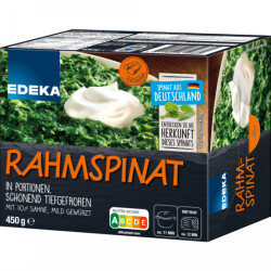 EDEKA Rahmspinat Port 450g