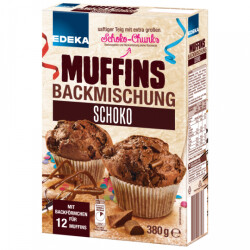 EDEKA Schoko Muffins Backmischung 380g