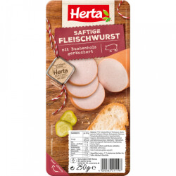 Herta Fleischwurst,geräuchert  250g