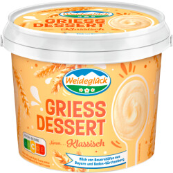 Weidegl.Grieß-Dessert 800g