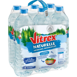Vitrex naturelle 6x1,5l Träger