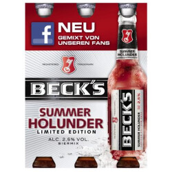 Becks Summer Holunder 4er 6x0,33l Kiste