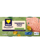 Edeka Thunfischfilet in Öl 2x80g