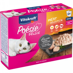 Vitakraft Poesie Delisauce Fleisch 6 x 85 g