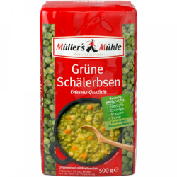 Müllers Mühle Grüne Schälerbsen 500g