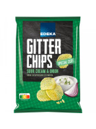 EDEKA Gitterchips Sourcream Onion 125g